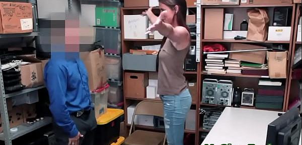  Violent Milf Taken to Security Office For Punishment - Sofie Marie